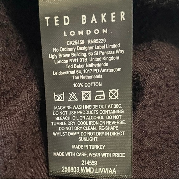 Ted Baker NWT Knot Front Cotton Jersey Sleeveless Sheath Dress Black Size 12 (5) - Picture 10 of 12